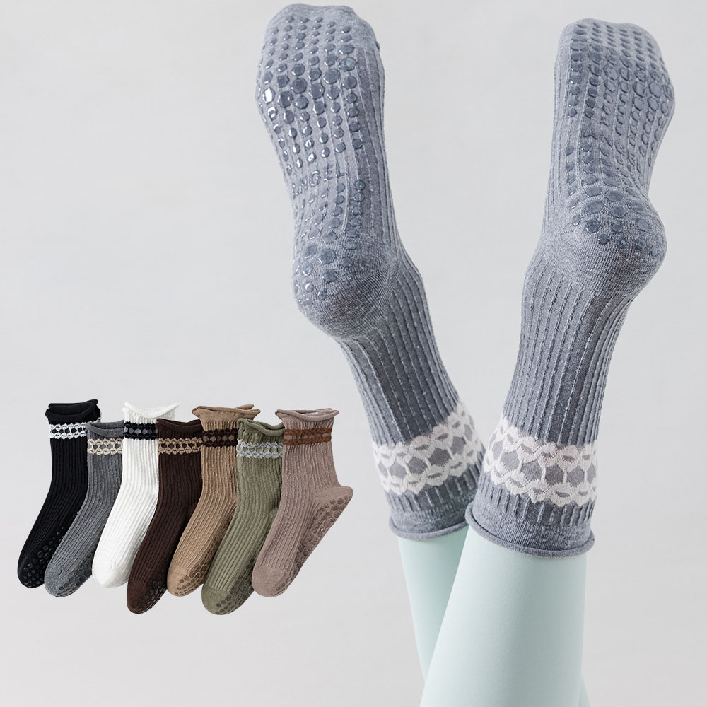 Medias Para Pilates Y Yoga - Kaus Kaki Yoga Wanita Katun dengan