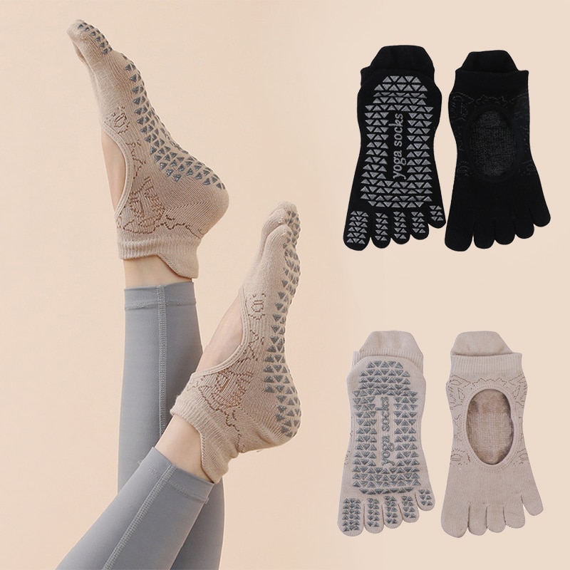 Medias Para Pilates Y Yoga - Kaus kaki Yoga wanita, kaus kaki