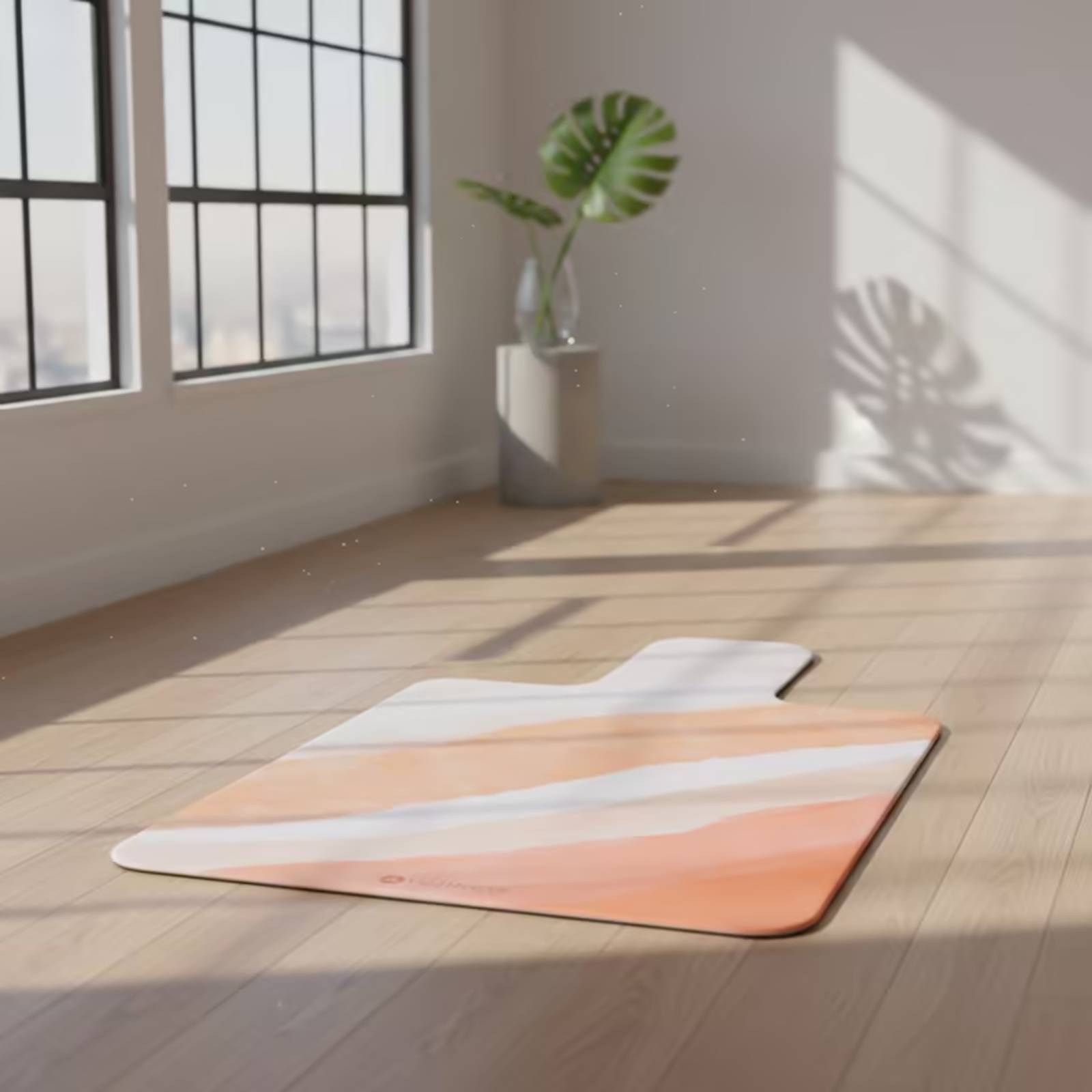 Pilates & Yoga Tina Fehrenbach - Matras Olahraga Suede Pilates Anti Selip