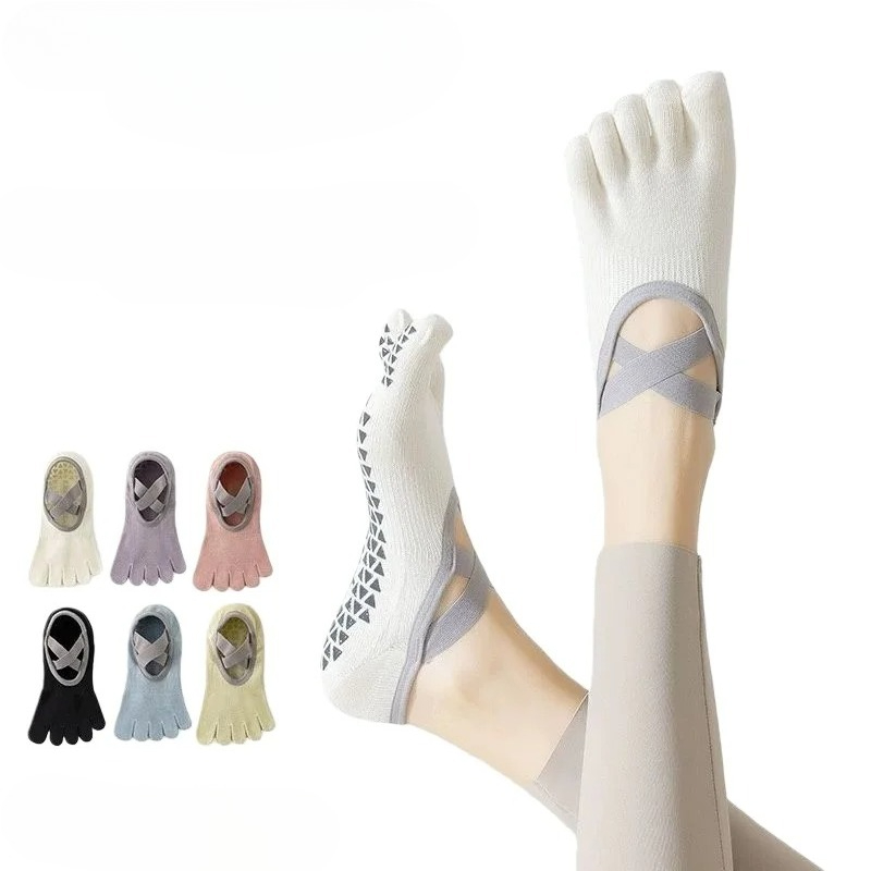 Medias Para Pilates Y Yoga - 1 pasang kaos kaki yoga wanita