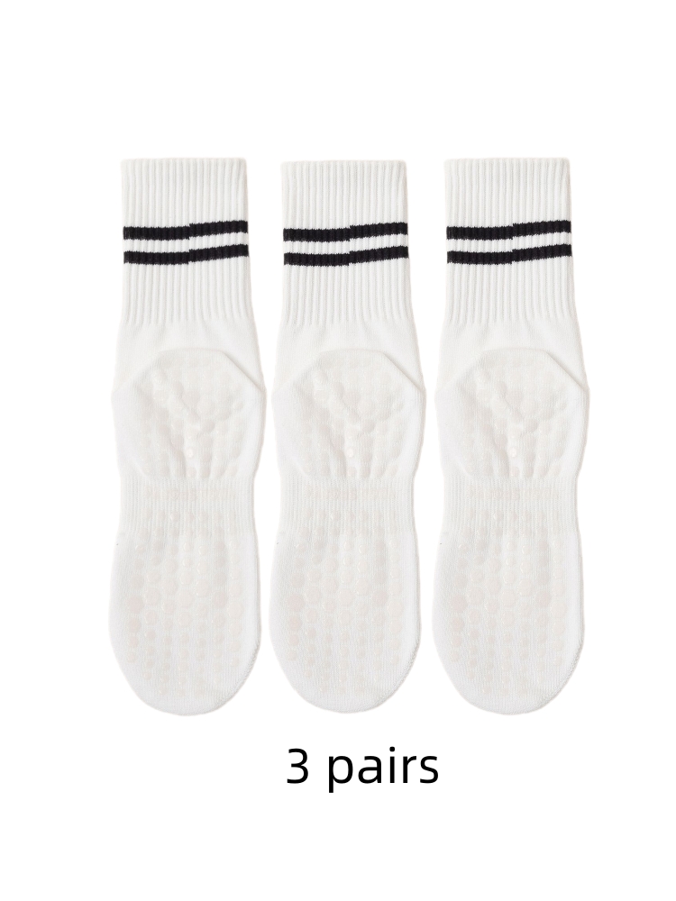 3 pasang kaus kaki yoga, kaus  - Medias Para Pilates Y Yoga ulasan dan harga