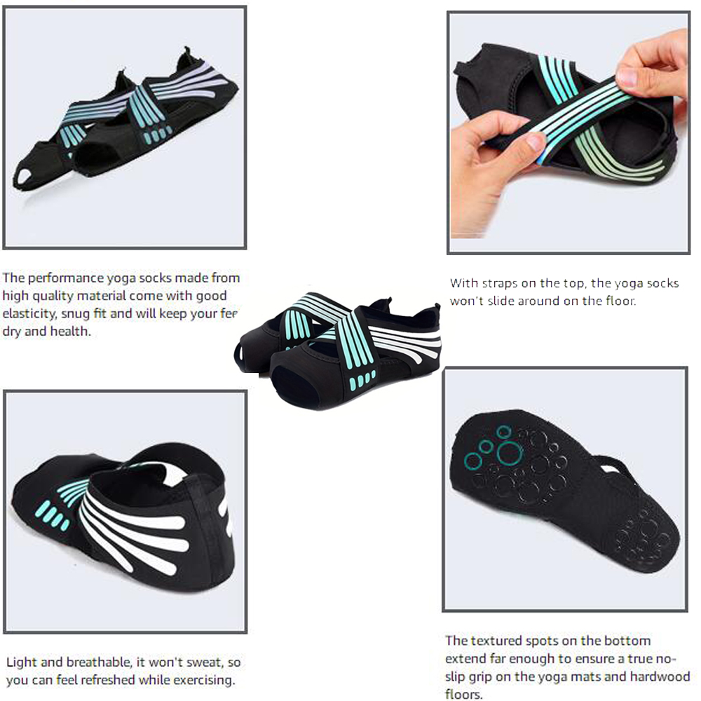 1 Pasang Kaus Kaki Yoga Anti-S - Pilates Yoga Combo ulasan dan harga