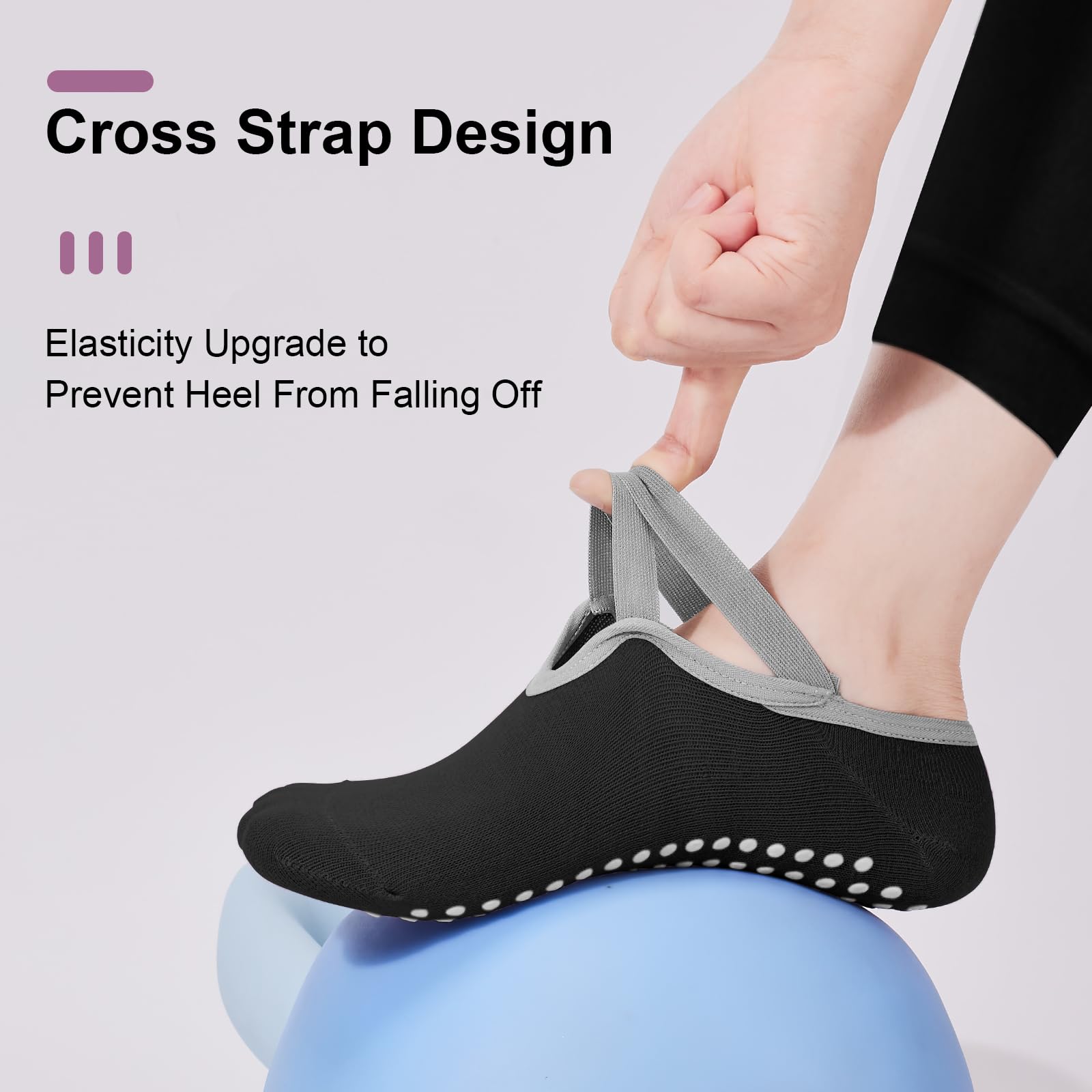 4-Pasang Kaus Kaki Pilates Wan - Medias Para Pilates Y Yoga ulasan dan harga