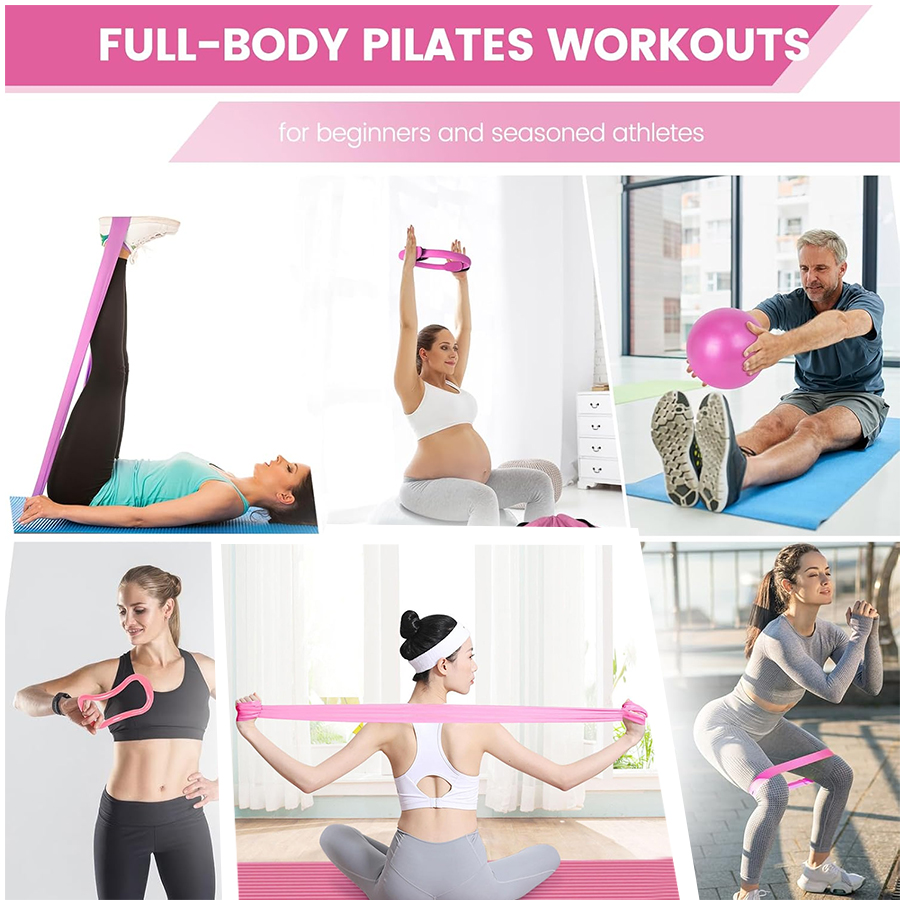 Set Latihan Kebugaran Resistan - Pilates Yoga Resistance Ring ulasan dan harga