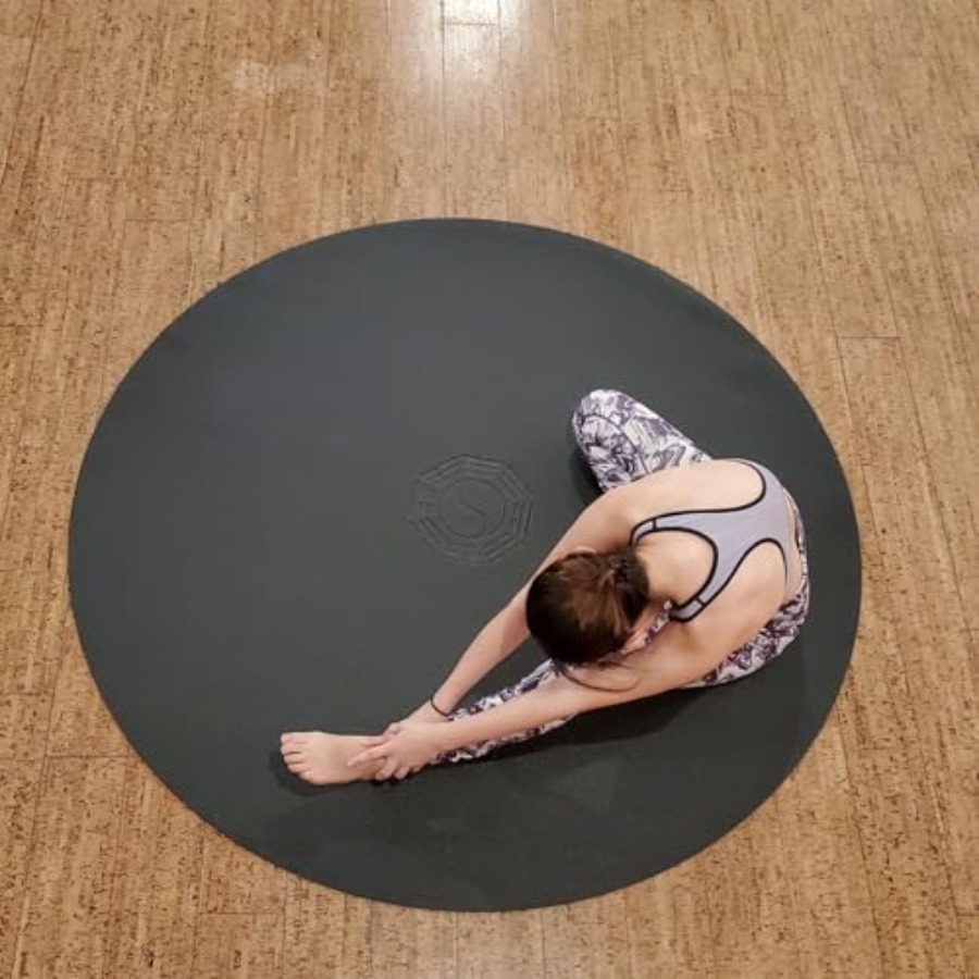 72 6' Matras Yoga Bulat Besar  - Pilates Yoga And Tai Chi ulasan dan harga