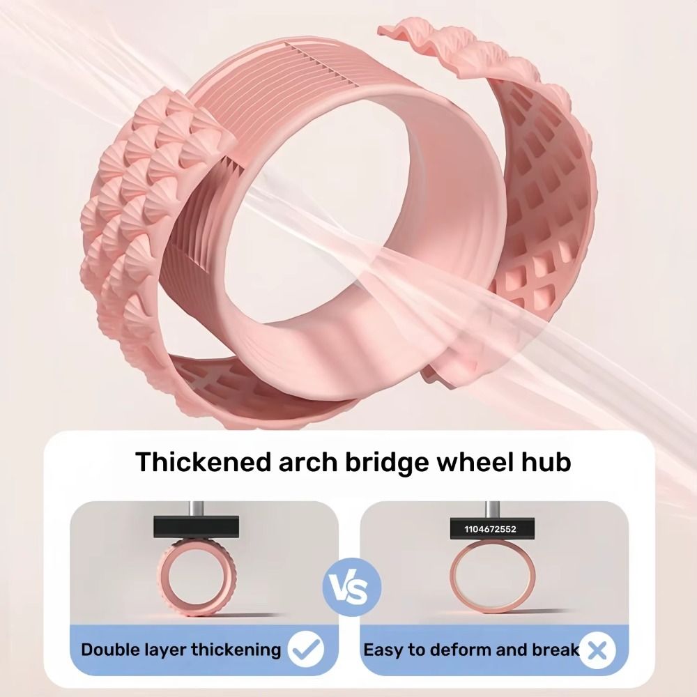 Roda Yoga Silikon Panas Lapis  - Pilates Yoga Resistance Ring ulasan dan harga