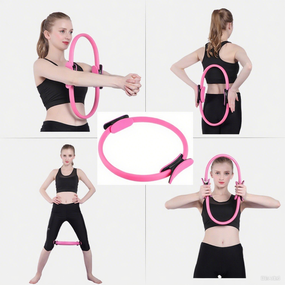 Cincin Pilates Cincin Kebugara - Pilates Yoga Resistance Ring ulasan dan harga