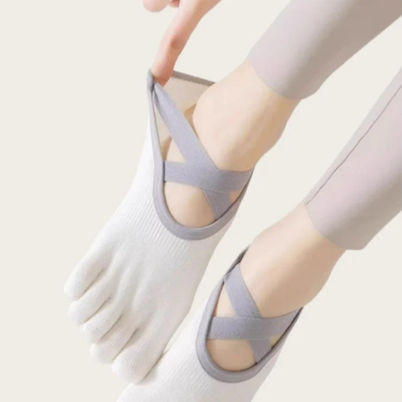 1 pasang kaos kaki yoga wanita - Medias Para Pilates Y Yoga ulasan dan harga