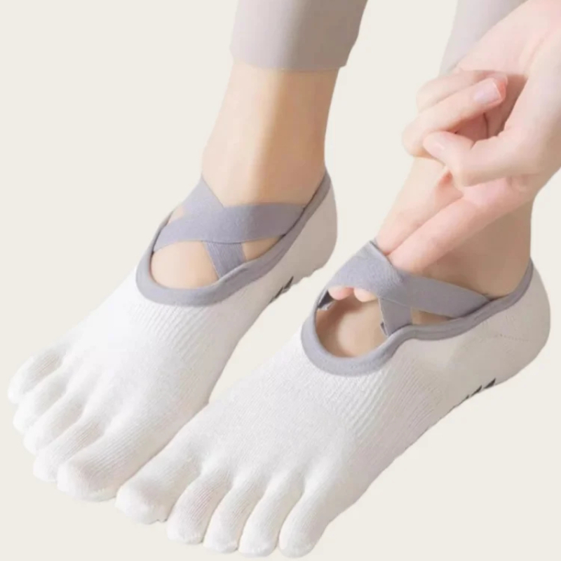 1 pasang kaos kaki yoga wanita - Medias Para Pilates Y Yoga ulasan dan harga