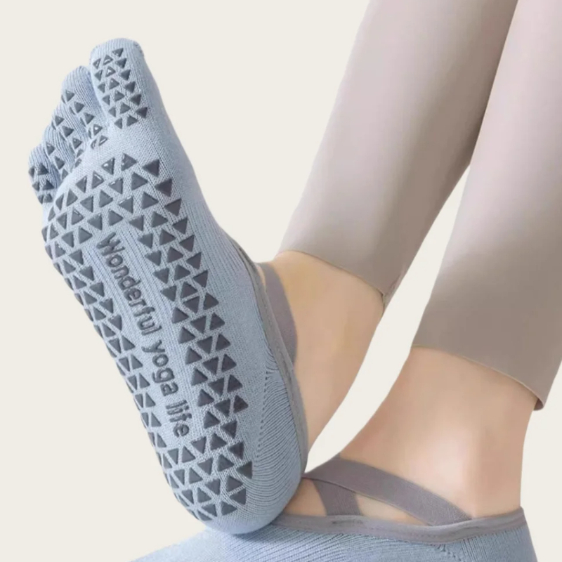 1 pasang kaos kaki yoga wanita - Medias Para Pilates Y Yoga ulasan dan harga
