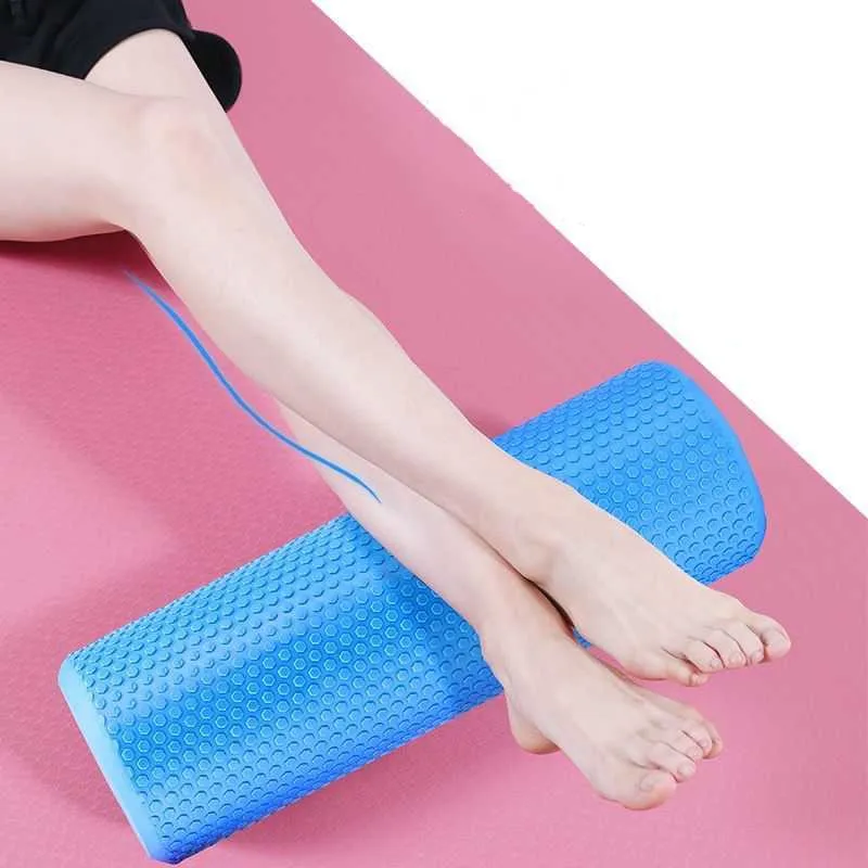 1x 30/45CM EVA rol pijat Yoga  - Pilates Yoga Exercises ulasan dan harga